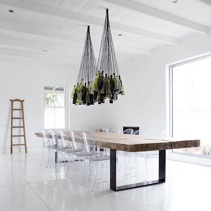 21 the idea of manufacture of lamps and chandeliers made of everyday objects 21 the idea of manufacture of lamps and chandeliers made of everyday objects