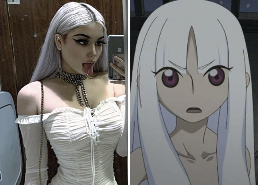 25 anime characters and their counterparts in real life 25 anime characters and their counterparts in real life