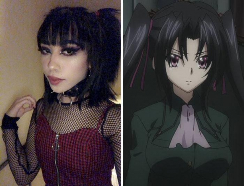 25 anime characters and their counterparts in real life 25 anime characters and their counterparts in real life