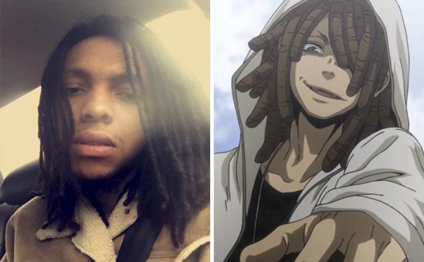 25 anime characters and their counterparts in real life 25 anime characters and their counterparts in real life