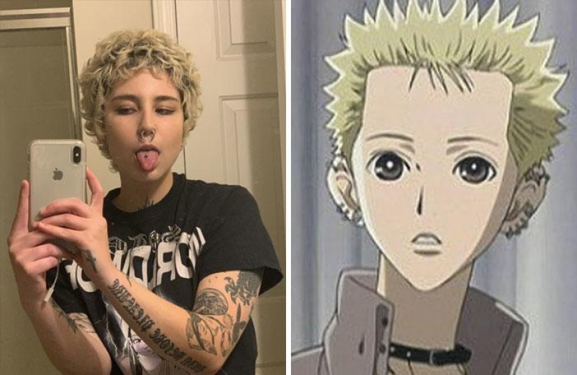 25 anime characters and their counterparts in real life 25 anime characters and their counterparts in real life