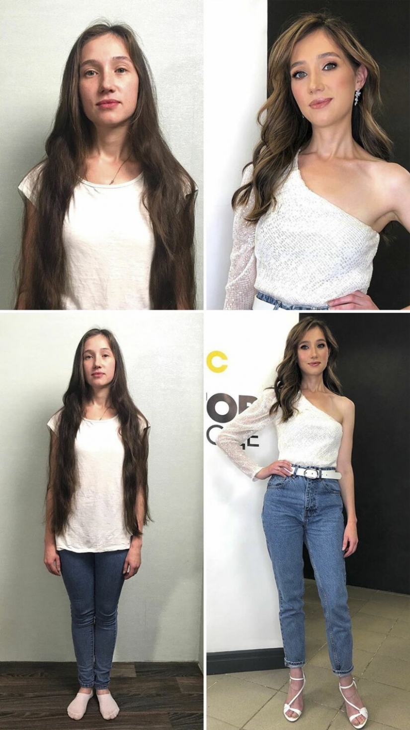 30 increíbles transformaciones: antes y después de la reunión con el estilista Alexander cuerno 30 increíbles transformaciones: antes y después de la reunión con el estilista Alexander cuerno