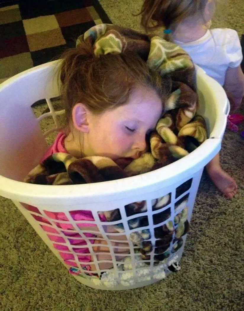 30 proof that kids can sleep anywhere, anywhere and anytime