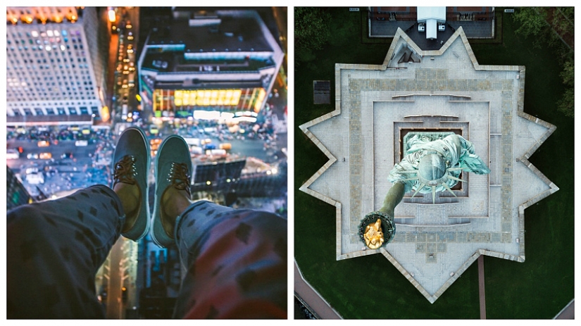 A self-taught photographer shoots new York from this perspective that his photos are making me dizzy