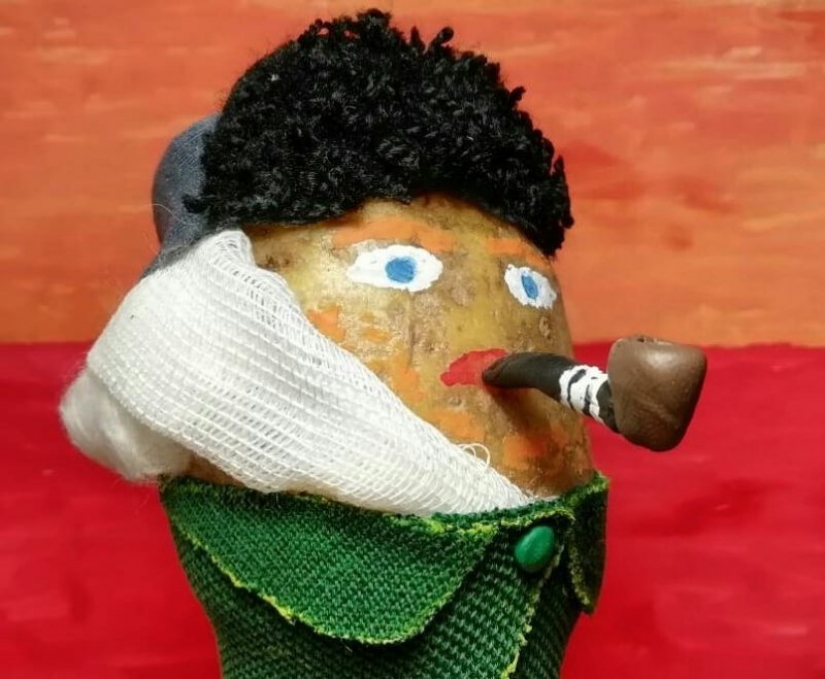 Alabando a una marca nacional, un blogger de Belarús crea obras maestras de patatas