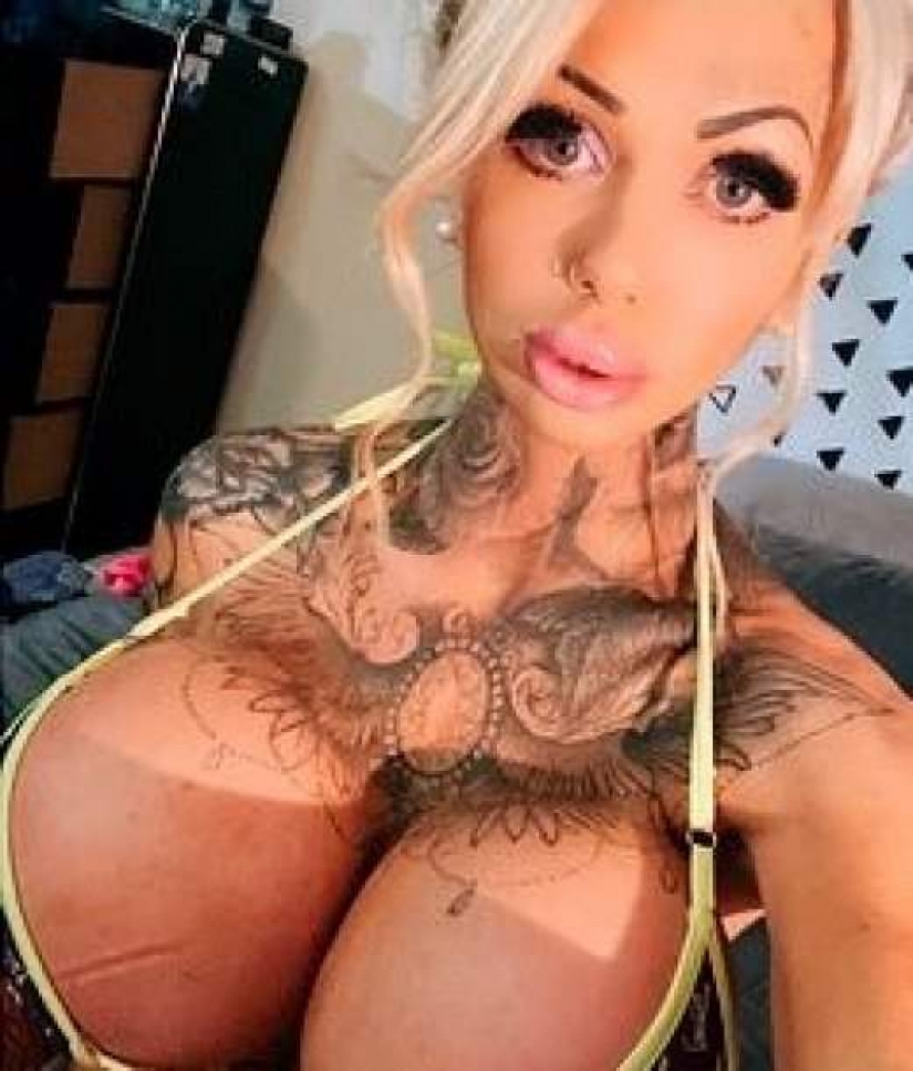 American became stupid and increased breast 7 sizes to be like a sex doll