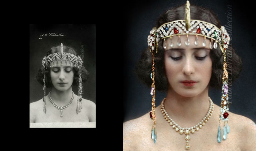 Anna Pavlova y otras bellezas de la Rusia zarista en kolonisierung de archivo de la foto Anna Pavlova y otras bellezas de la Rusia zarista en kolonisierung de archivo de la foto