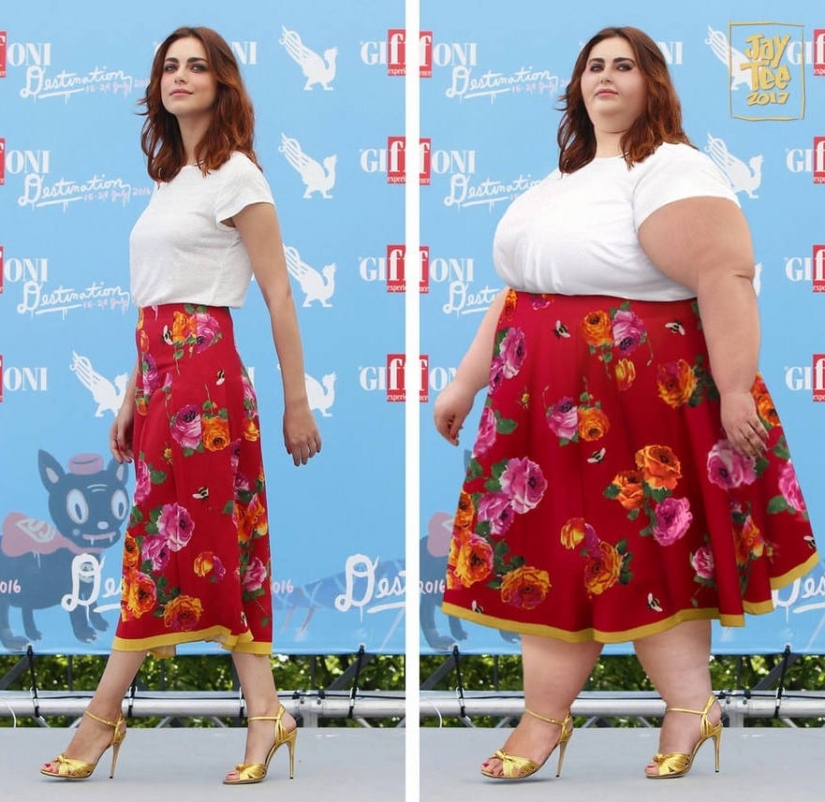 Artista añade estrella de peso, con ganas de demostrar que la belleza está en todos los tamaños Artista añade estrella de peso, con ganas de demostrar que la belleza está en todos los tamaños