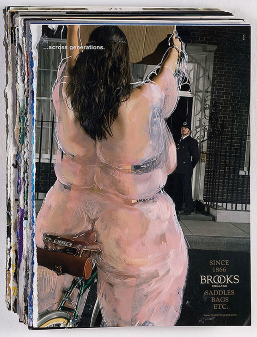 Artista turco coquetea con la inalcanzable tamaños flaco modelos