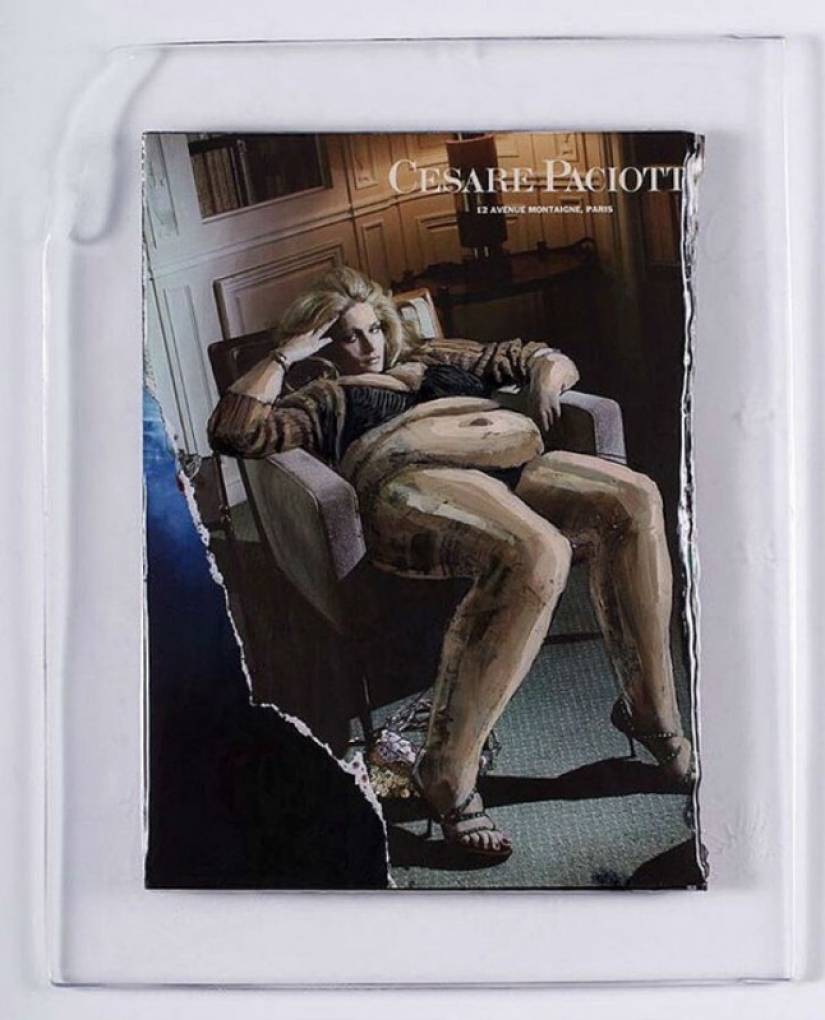 Artista turco coquetea con la inalcanzable tamaños flaco modelos