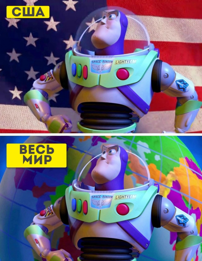 As the famous cartoons have been adapted for different countries