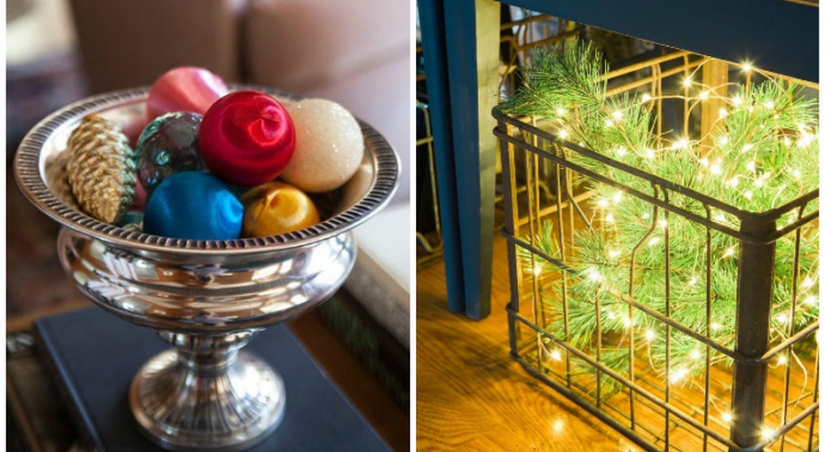 At the last moment: Christmas decor for the lazy