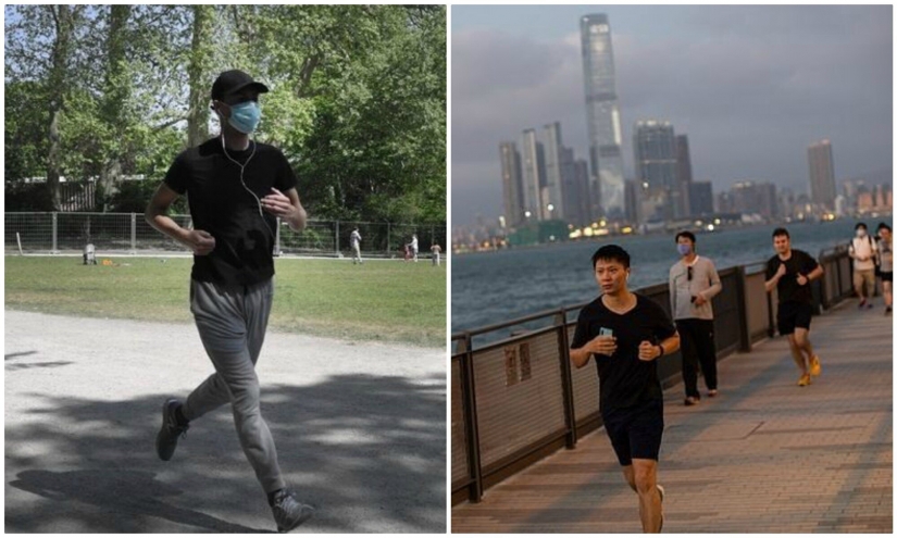 Attention runners! Why not wear a mask while Jogging