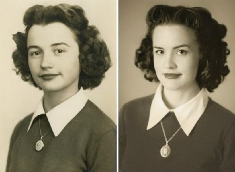 Back to the future: photos of relatives who forced to believe in a time machine