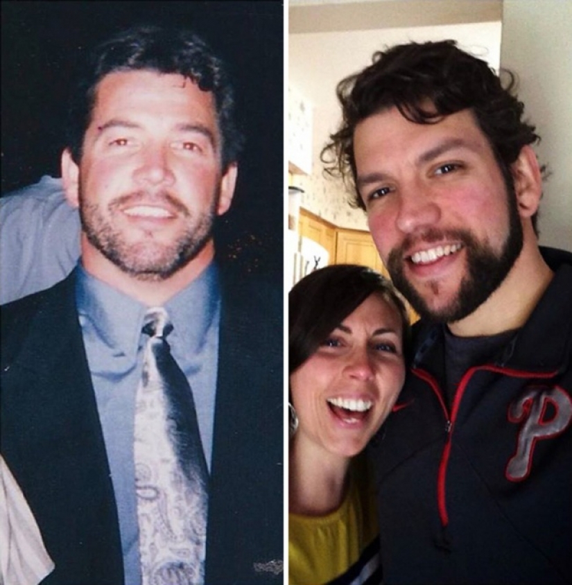 Back to the future: photos of relatives who forced to believe in a time machine