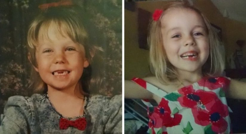 Back to the future: photos of relatives who forced to believe in a time machine