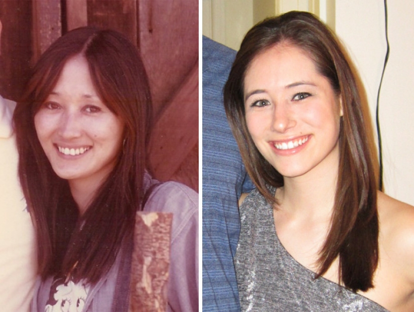 Back to the future: photos of relatives who forced to believe in a time machine