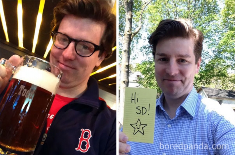 Before and after: how to change the appearance of the person who stops drinking Before and after: how to change the appearance of the person who stops drinking