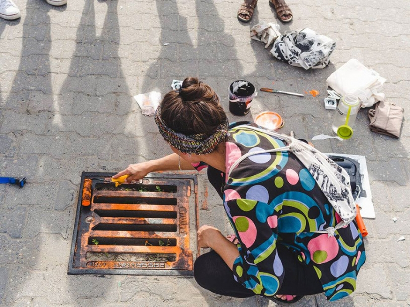 Berlín artistas se hacen impresiones en camisetas con la ayuda de los registros