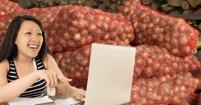 Bitter revenge: in China, the girl ordered the guy at the house a ton of onions Bitter revenge: in China, the girl ordered the guy at the house a ton of onions