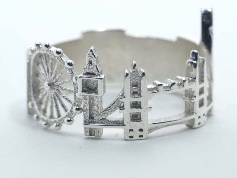 Born in the Siberian snows jeweler creates urban landscapes on the rings