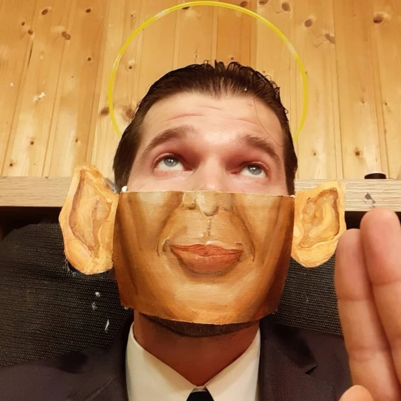 Cada día nueva máscara: desafío artista Austriaco sigue! Cada día nueva máscara: desafío artista Austriaco sigue!