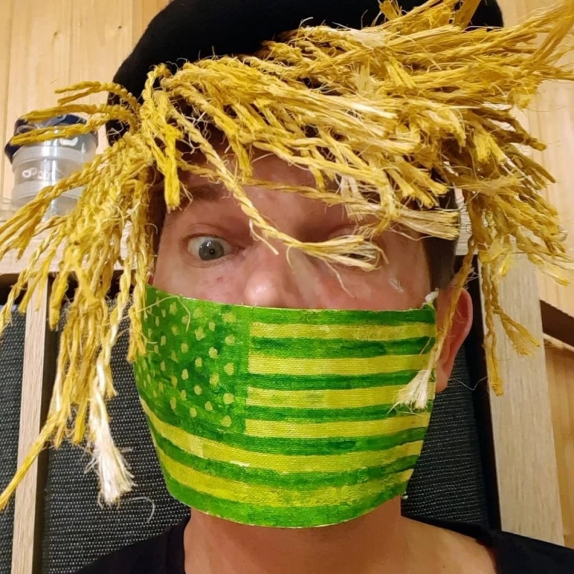 Cada día nueva máscara: desafío artista Austriaco sigue! Cada día nueva máscara: desafío artista Austriaco sigue!