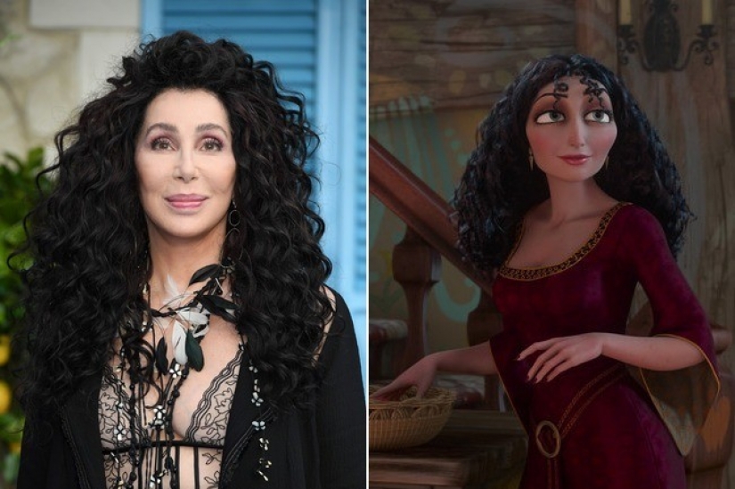 Celebrities like Disney characters