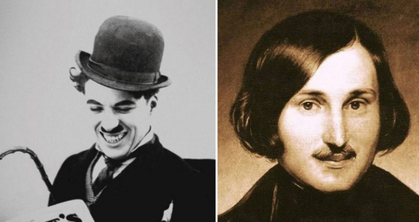 Chaplin, Gogol and other famous people abducted after the death of Chaplin, Gogol and other famous people abducted after the death of