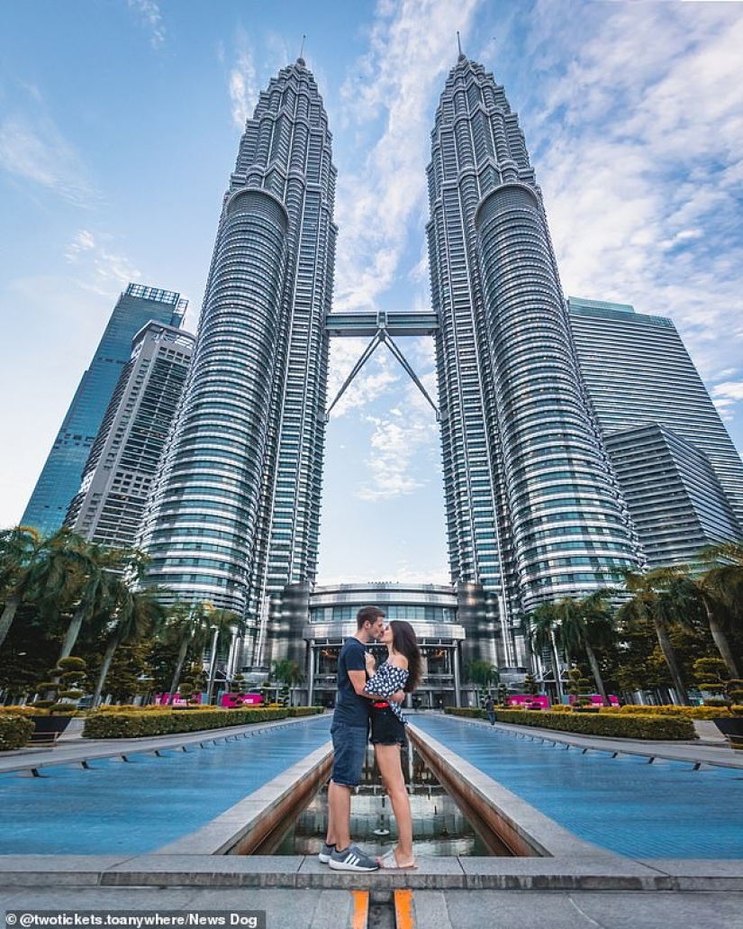 Cómo esta pareja se las arregla para vivir en su viaje alrededor del mundo