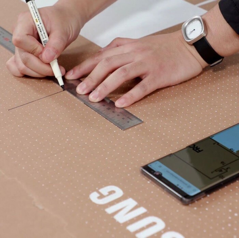 Cómo la caja de TELEVISOR Samsung en el que puedes hacer un gato de la casa