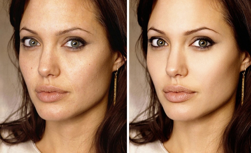 Cómo se crean estándares de belleza poco realistas: celebridades antes y después de Photoshop