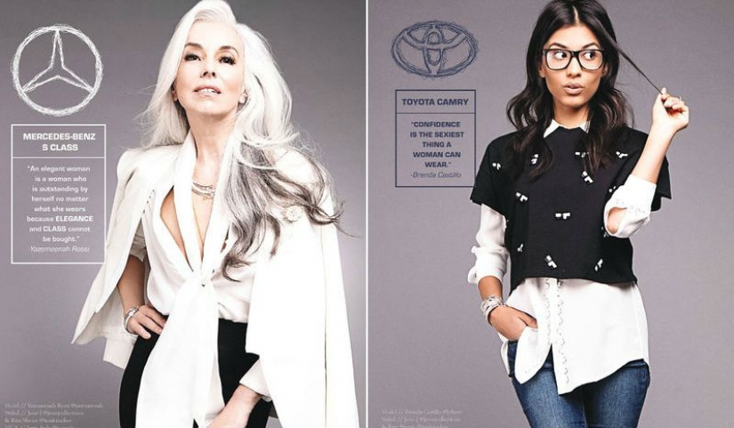 ¿Cómo se ve en el coche, si fueran modelos de lencería ¿Cómo se ve en el coche, si fueran modelos de lencería