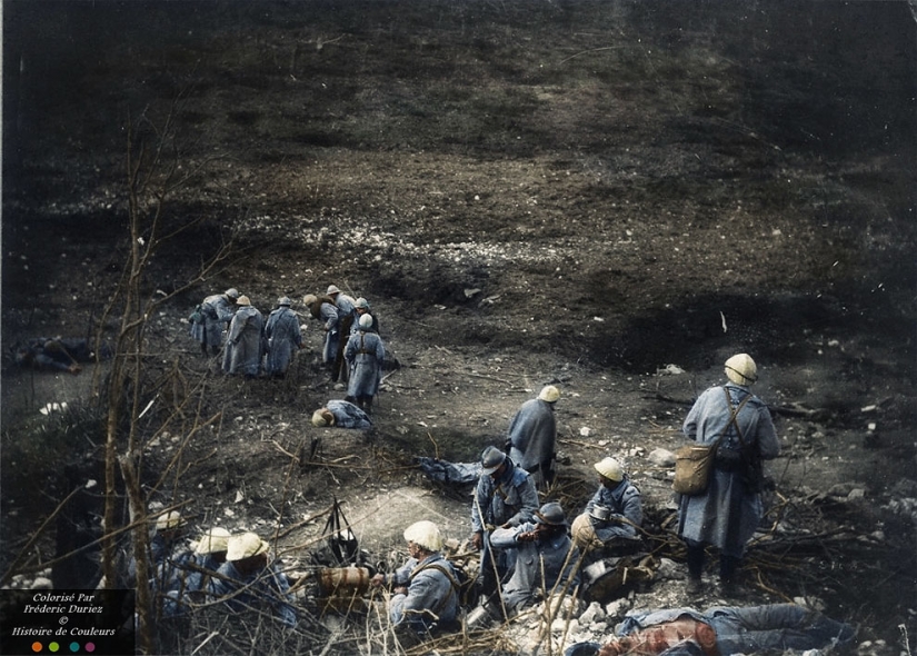 Color images of the First world war, which made like yesterday