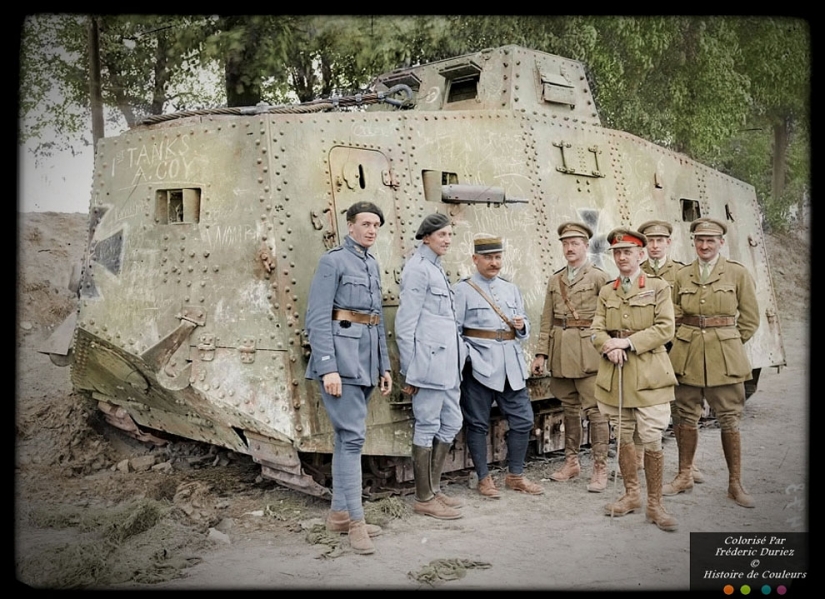 Color images of the First world war, which made like yesterday