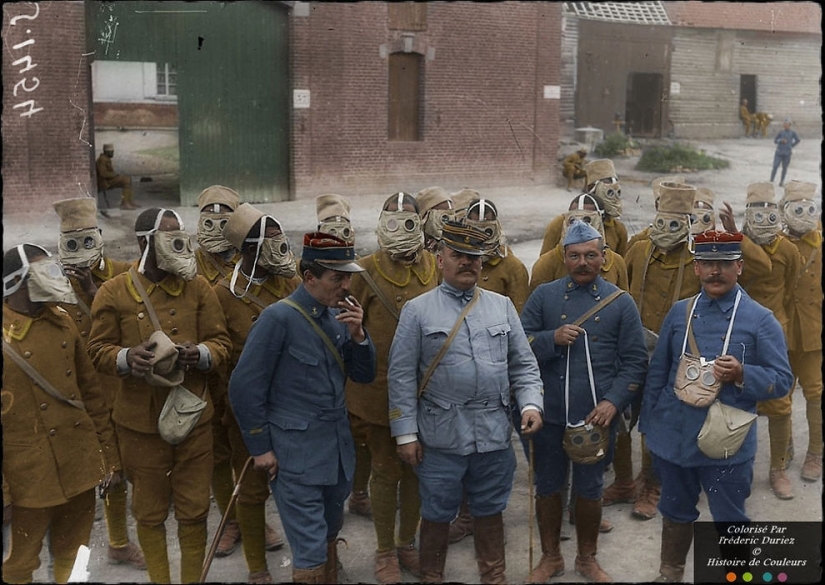 Color images of the First world war, which made like yesterday