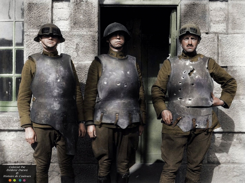 Color images of the First world war, which made like yesterday