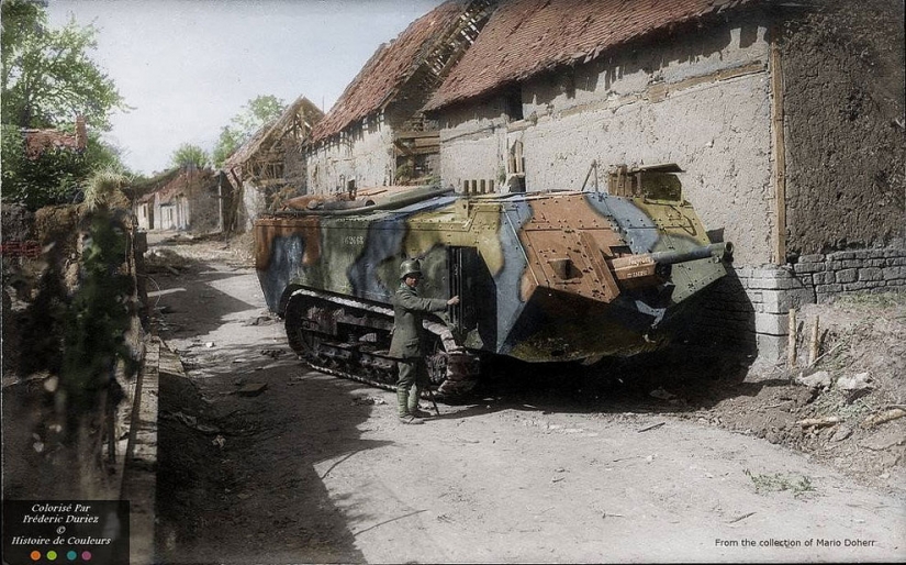 Color images of the First world war, which made like yesterday