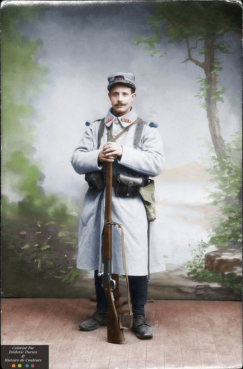 Color images of the First world war, which made like yesterday