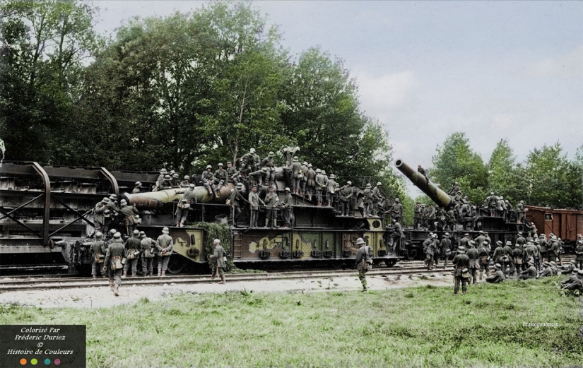 Color images of the First world war, which made like yesterday