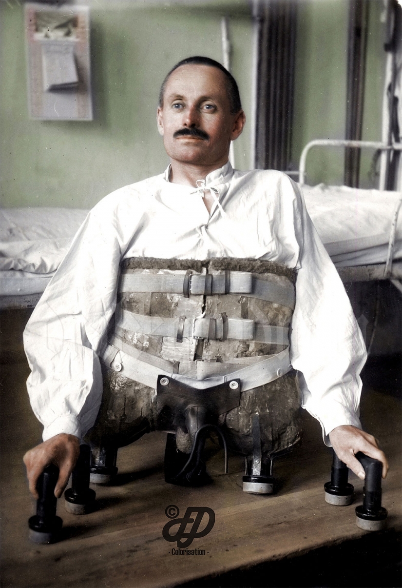 Color images of the First world war, which made like yesterday
