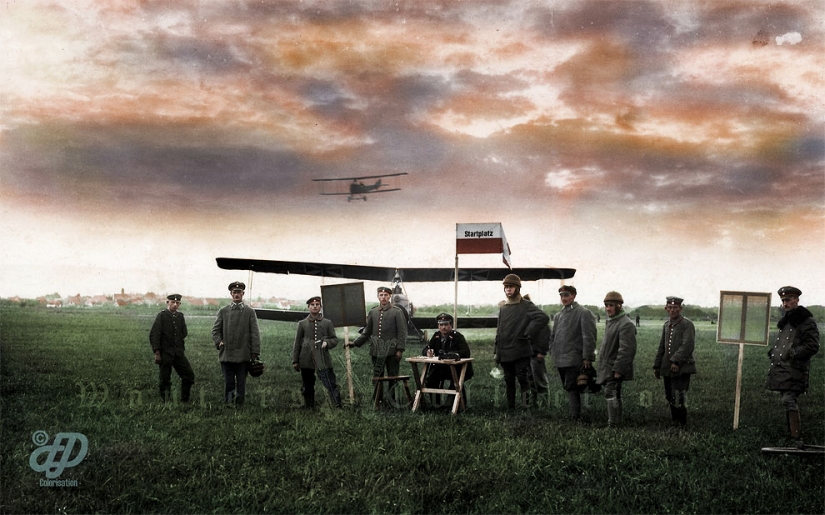 Color images of the First world war, which made like yesterday