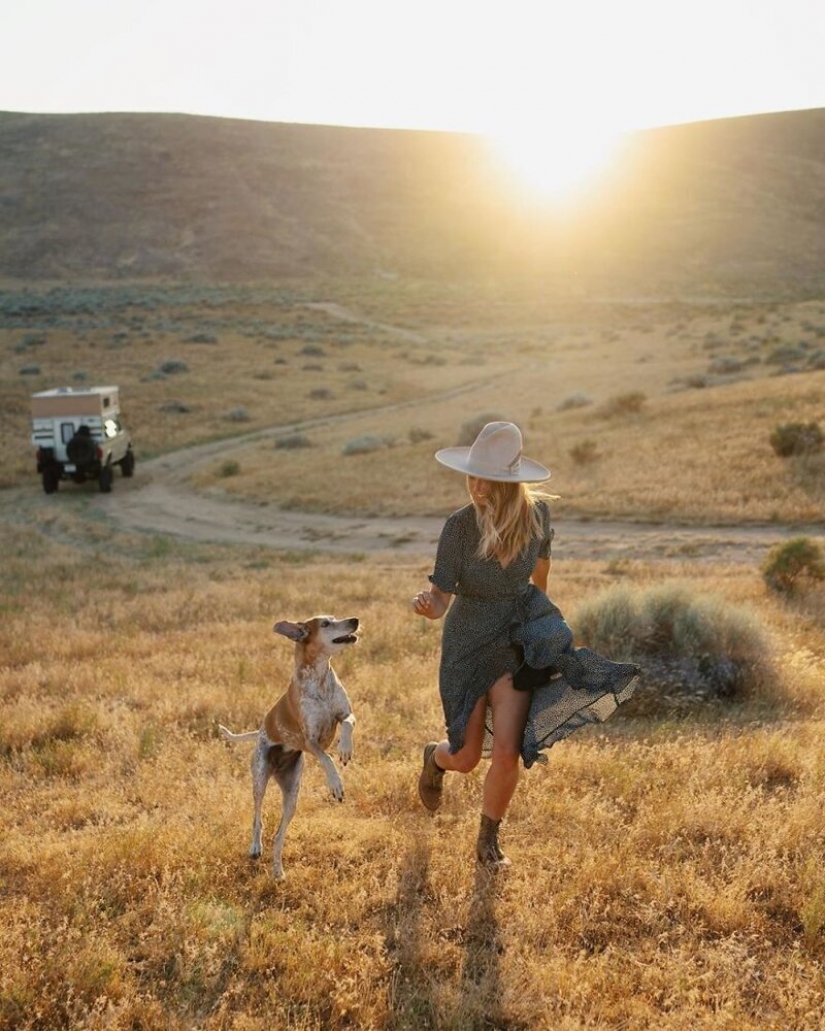 Como un viaje fotógrafo Theron Humphrey y su perro Maddie