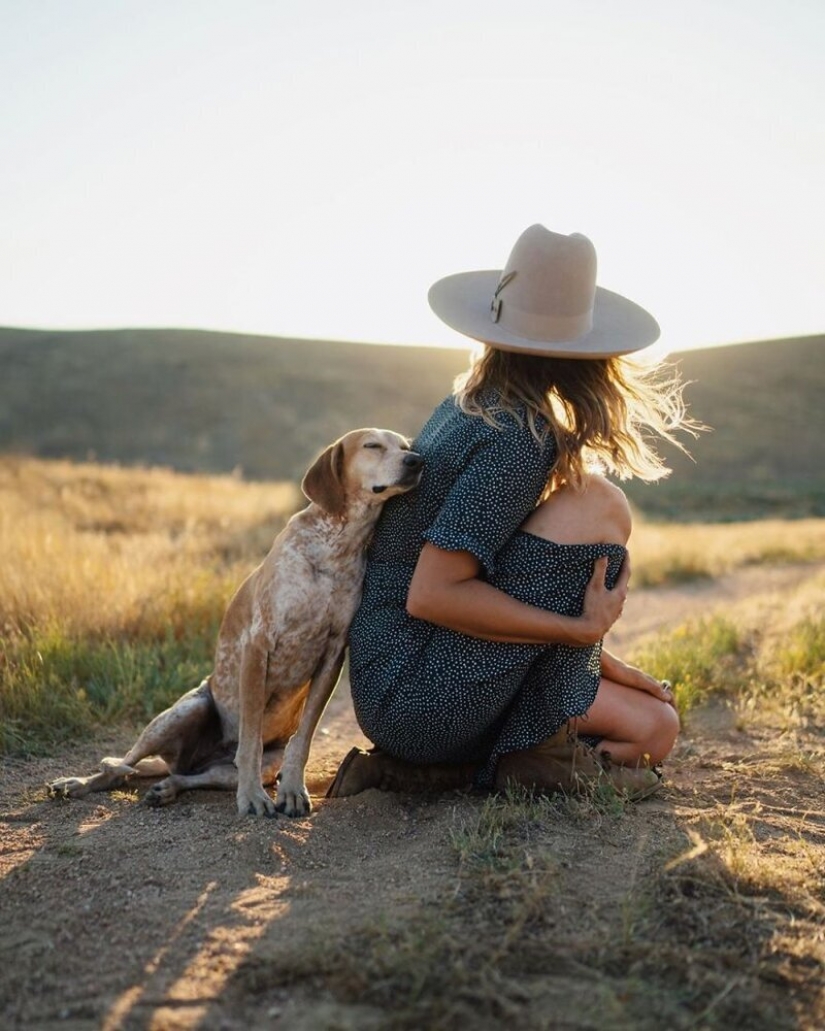 Como un viaje fotógrafo Theron Humphrey y su perro Maddie