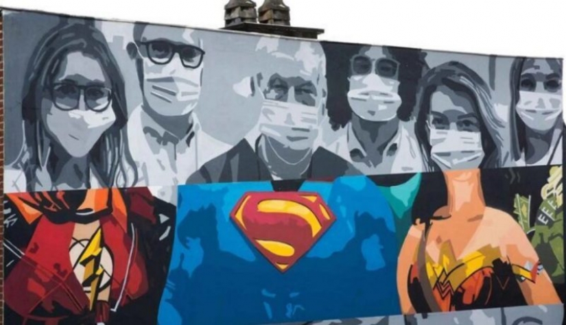 Coronavirus en las calles de el mundo: 17 obras de arte de la calle sobre el tema CoVid-19