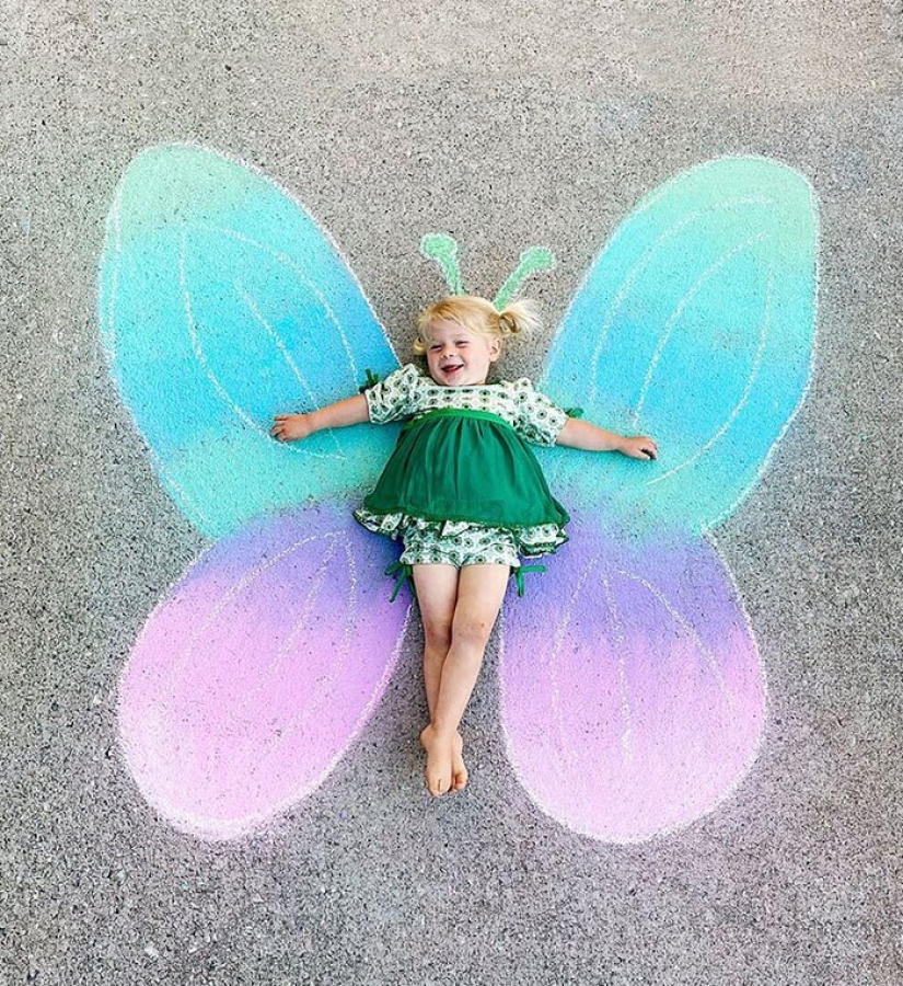 Crayons and imagination: cute pictures of magical worlds that my mom created for daughters in quarantine