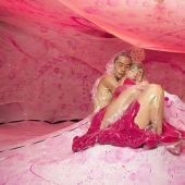 Creative brain: Japanese photographer takes lovers in plastic bags