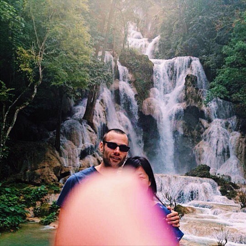 Cuando se le preguntó a un extraño que te tome la foto y muy arrepentido