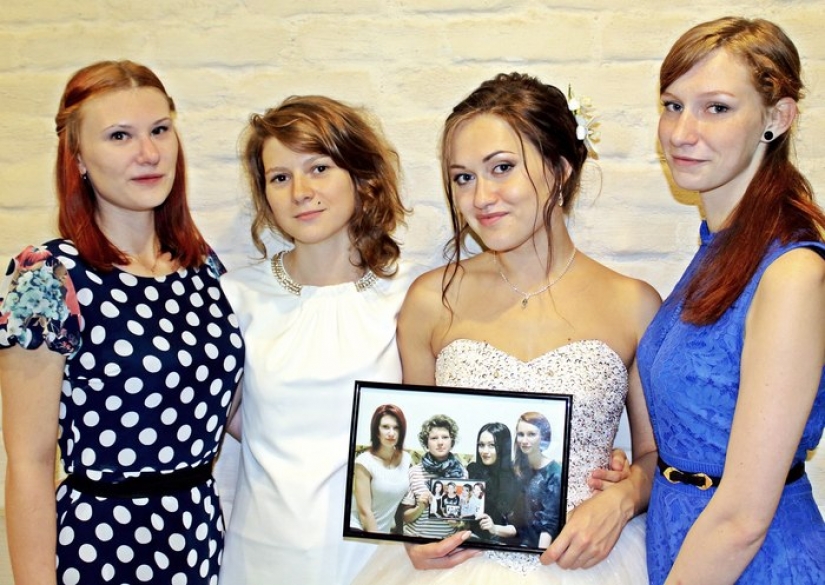 Cuatro novias de Rusia 7 años hizo un conjunto de fotos, y esto es lo que salió de ella Cuatro novias de Rusia 7 años hizo un conjunto de fotos, y esto es lo que salió de ella