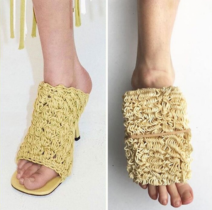 Cura para el aburrimiento: "alta moda" improvisado